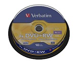 VERBATIM DVD+RW 4X 有盒光碟